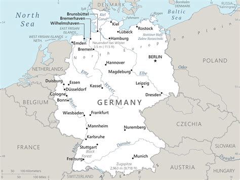 Germany In The Map - Joela Mabelle