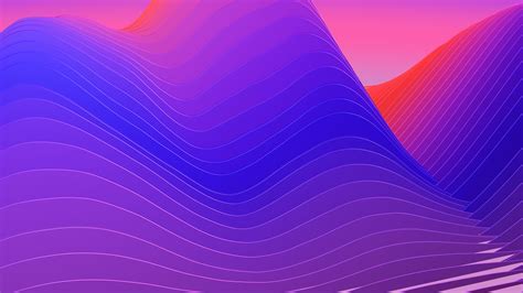 Gradient, Waves, Neon, iOS 11 HD wallpaper | Wallpaper Flare