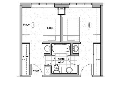 Pin by R W on Student accommodation | Hotel room design plan, Hotel room design, Hotel bedroom ...