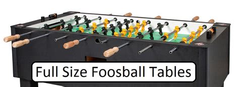 Foosball Table Dimensions - [4 Different Sizes in 2019]