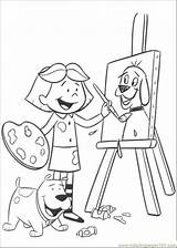 Paint Kids Coloring Pages Kid Popular Sketch Page sketch template