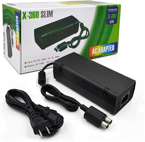 Amazon.com: Lyyes Power Supply for Xbox 360 Slim, AC Adapter ...