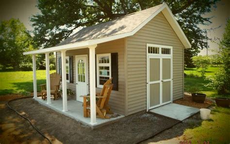 12x16 Garden Shed with Porch - Warsaw, Indianapolis, Chicago, Fort Wayne, Frankfort, Lafayette ...