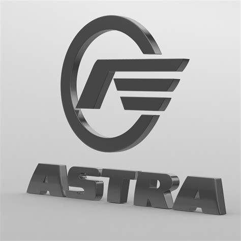 astra logo 3D model | CGTrader