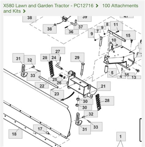 X580 new 48” plow install help | Green Tractor Talk