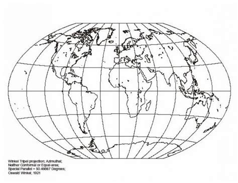 Blank map of the world with latitude and longitude