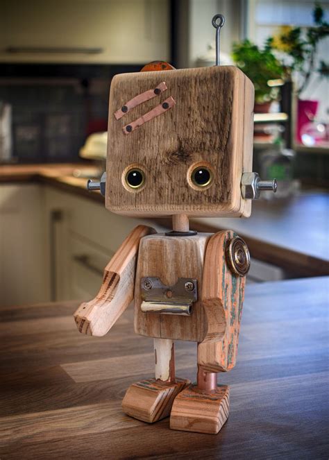 Wooden Robot | Wooden toys design, Wooden toys, Bottle opener wall