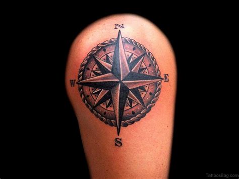 50 Amazing Compass Tattoos On Shoulder