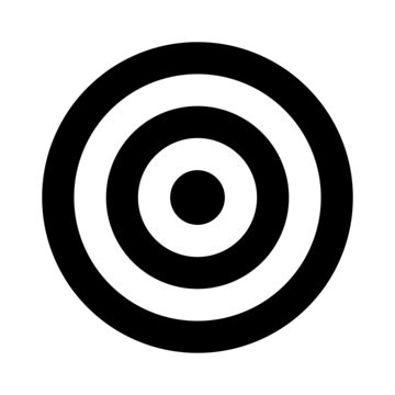 Transparent Bullseye Clipart