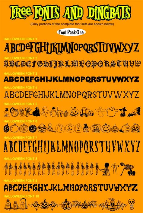 1000+ images about Halloween Fonts. on Pinterest | Free printable ...