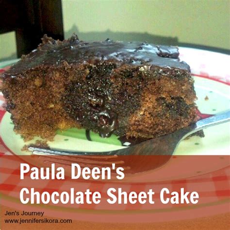 Paula Deen's Chocolate Sheet Cake - Jen Around the World