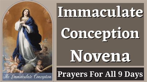 Immaculate Conception Novena | Prayers For All 9 Days - YouTube