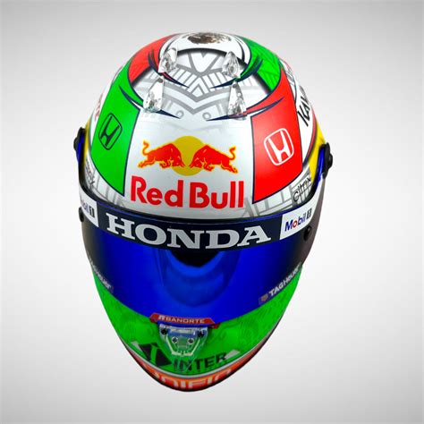 Sergio Pérez 2021 Mexican GP Half Helmet 1:2