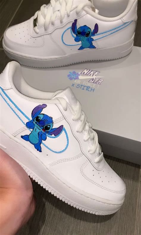 Custom Stitch Nike AF1 Disney Air Force 1 | Etsy