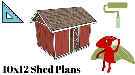 How to build a 10x12 shed - YouTube