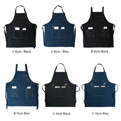 Denim Apron Custom Work Apron Mens Workshop Apron Personalized Shop Ap ...