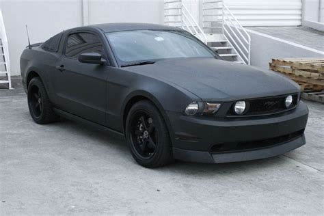 Mustang Black Color | Convertible Cars