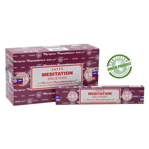 SATYA MEDITATION - Satya Incense