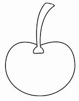 Cherry Coloring Pages Free Printable PDF sketch template