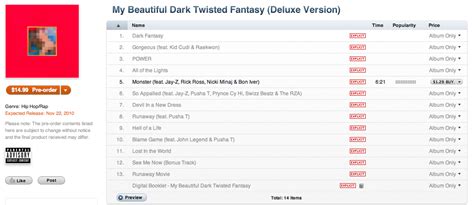 Kanye west my beautiful dark twisted fantasy bonus tracks - hatdelta