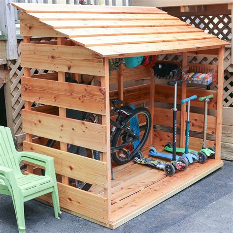 Diy bike storage shed – Artofit