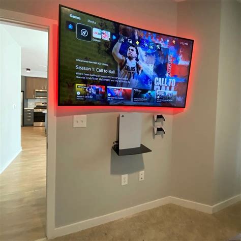 Cabanon érection Hausser les épaules led tv wall mount installation ...