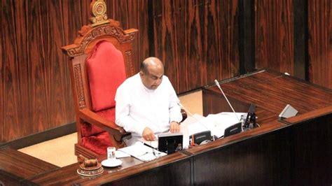 Speaker to deliver special statement in Parliament tomorrow – Sri Lanka Mirror – Right to Know ...