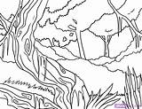 Moss Coloring Page sketch template