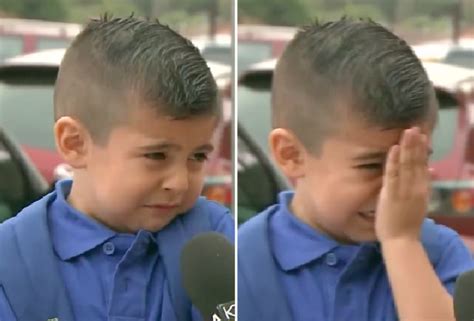 TV reporter makes pre-K student cry on first day of school - CBS News