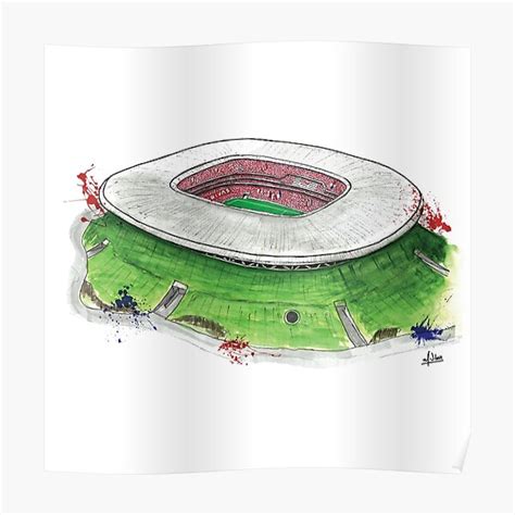 "Chivas Guadalajara, Stadium" Poster for Sale by drawingstadiums ...