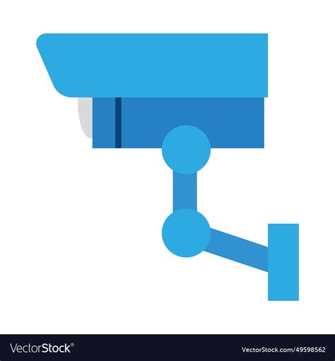 Security camera Royalty Free Vector Image - VectorStock