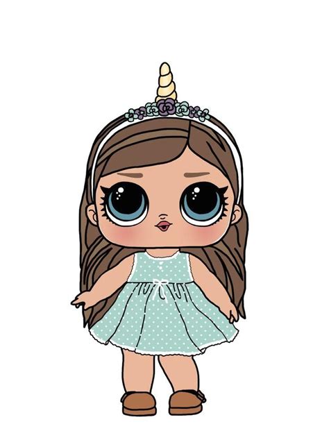 #like #custom Look a like custom portrait | Lol dolls, Cute kawaii drawings, Unicorn wallpaper cute