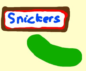 Pickle-flavoured Snickers - Drawception