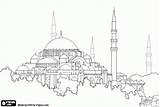 Hagia Sketch Coloring Page sketch template