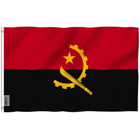 Fly Breeze 3x5 Foot Angola Flag - Anley Flags