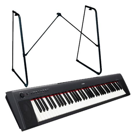 DISC Yamaha Piaggero NP31 Black with Free Yamaha Keyboard Stand at ...