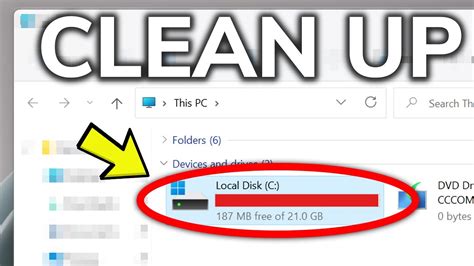 How to Clean Up Disk Space in Windows 11