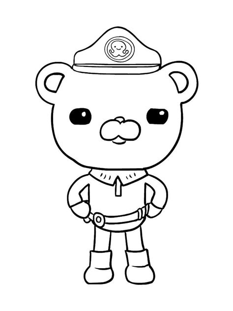 Captain Barnacles coloring pages