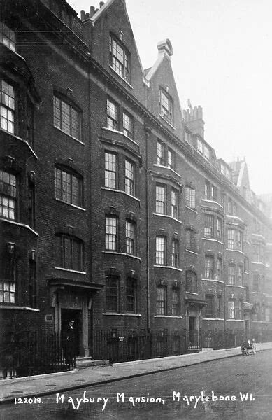 Maybury Mansion, Marylebone, London W1. Date: circa 1910