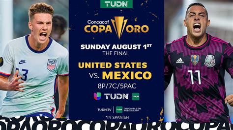 Univision’s TUDN to Telecast Concacaf Gold Cup 2021 Grand Finale Featuring Mexico vs. USA ...