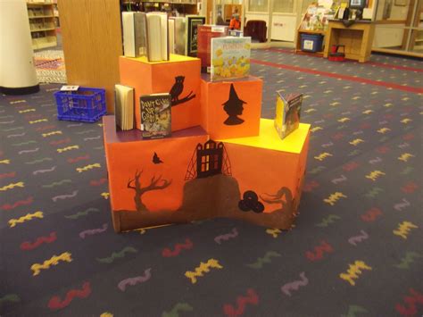 Library Display: Halloween 2012 | Library displays, Book display, Library decor