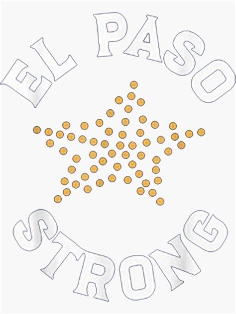 "El Paso Strong" Sticker by JaeeyKlein | Redbubble