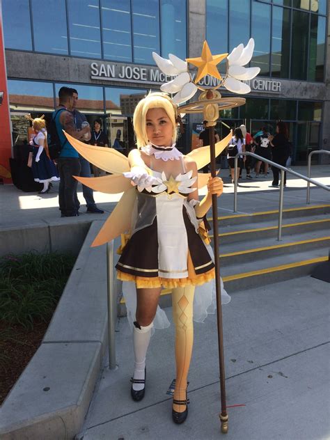 [Self] Did you call a magical girl? My magical girl Mercy cosplay for ...