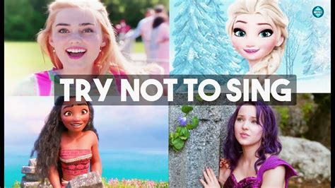 Try Not To Sing Along Challenge !! -Disney Edition- !! - YouTube