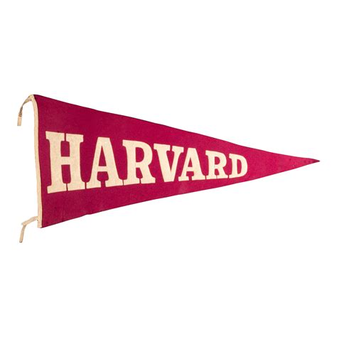 Harvard University Pennant Banner C.1920-1940 | Chairish