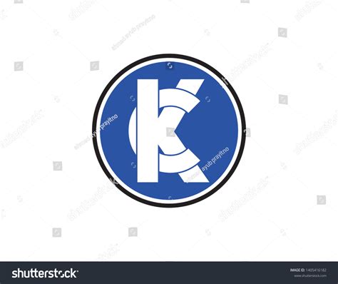 Kc Original Monogram Logo Design Stock Illustration 1405416182 | Shutterstock