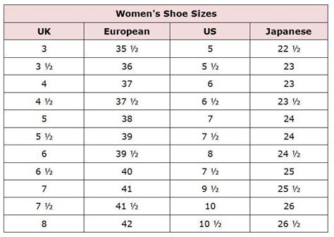 Shoe Size Conversion Chart | Stompers | Pinterest | Art, Woman shoes and Shoe size conversion