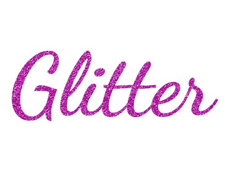 Glitter Text Effect · InkPx