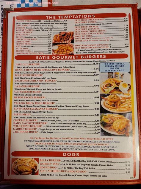 Online Menu of Little Anthony's Diner Restaurant, Tucson, Arizona ...