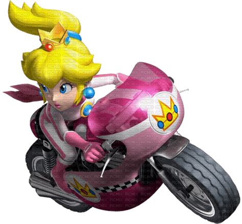 ♡Princess Peach Mario Kart♡ - Free PNG - PicMix